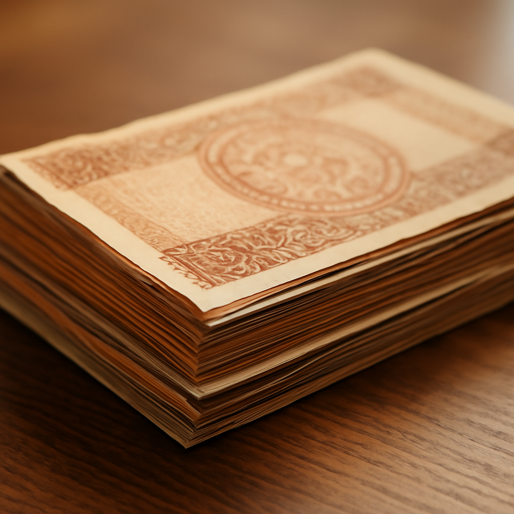 Bancnote de lei moldovenești, simbol al economiilor naționale.