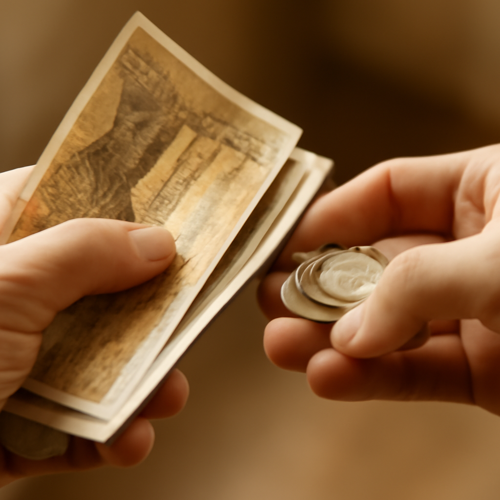 A close-up shot of hands holding Moldovan Lei banknotes and Euro coins, symbolizing currency exchange and economic stability. Soft, natural light.